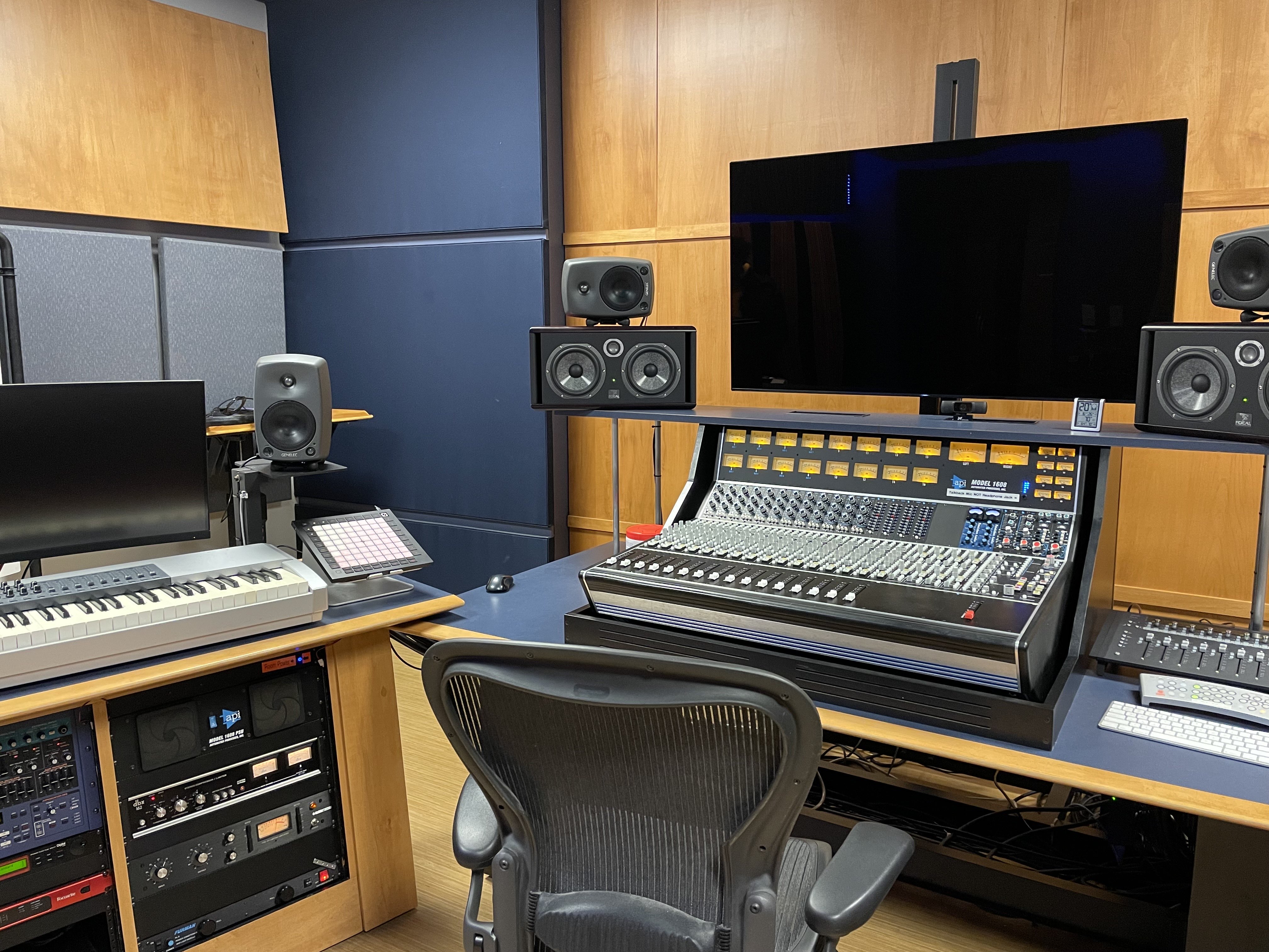 Control Room in Audio Studio C